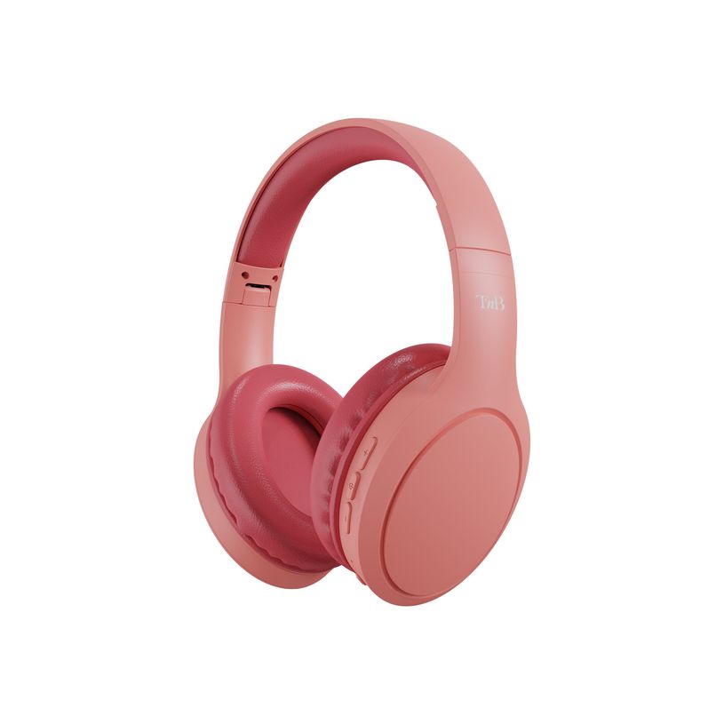 3303170108420-T'nB TONALITY - Casque sans fil avec micro - framboise, terre cuite-P_405139221_8-8