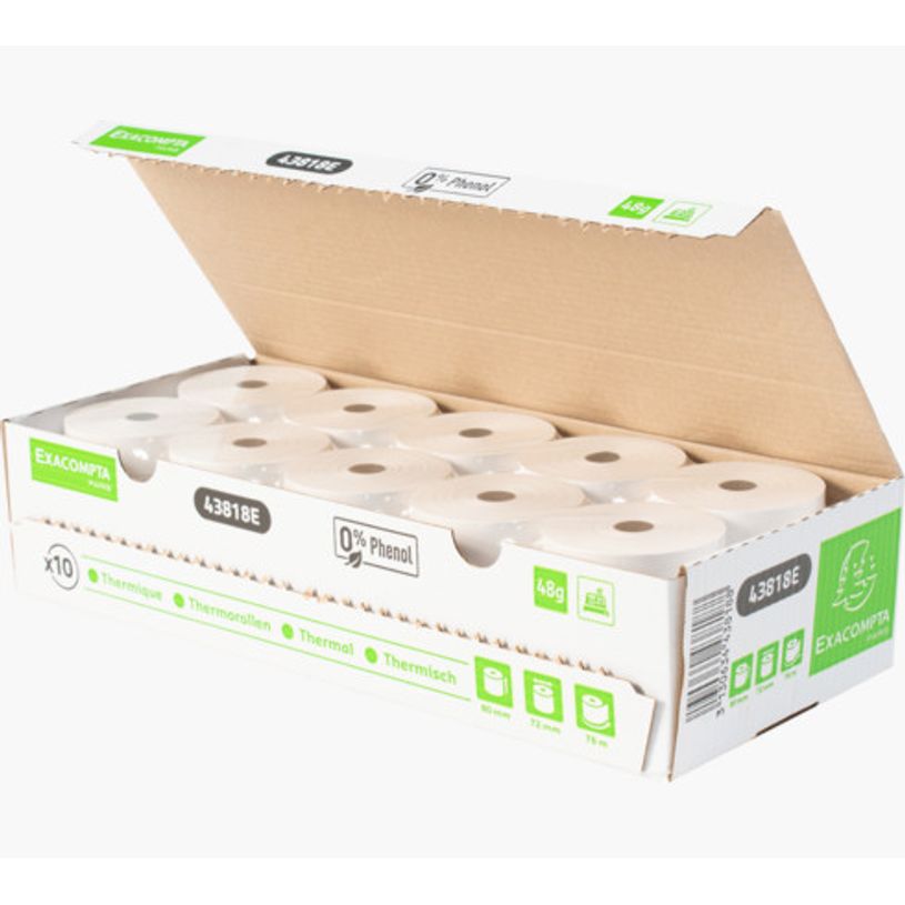 3130634438188-Exacompta - 10 Bobines thermique - rouleau caisse - 80 x 72 x 12 mm - 1 pli - sans phénol-P_405147363_5-4