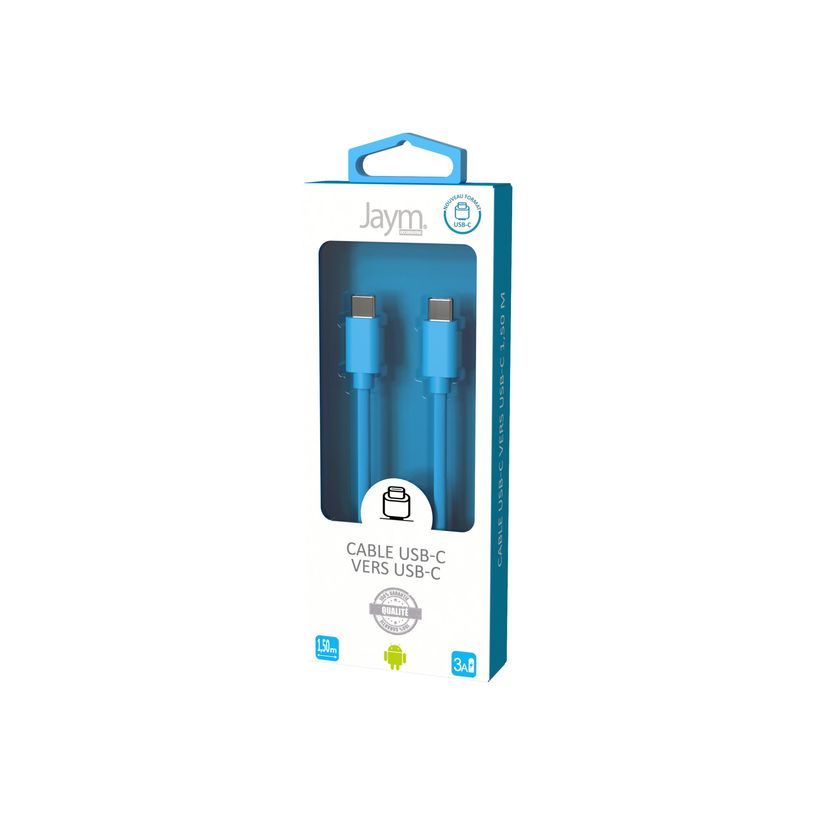 3701263514743-JAYM POP Collection - Câble USB-C - 1.5 m - bleu-P_405148081_1-3
