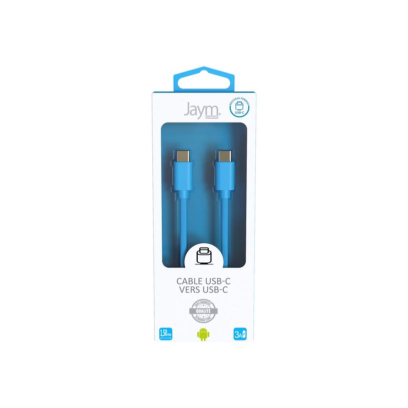 3701263514743-JAYM POP Collection - Câble USB-C - 1.5 m - bleu-P_405148081_2-4