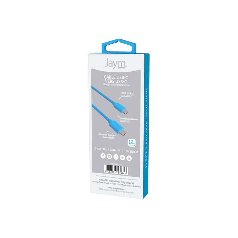 3701263514743-JAYM POP Collection - Câble USB-C - 1.5 m - bleu-P_405148081_3-5