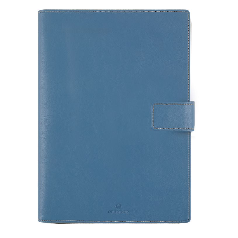3664447162003-Organiseur Milano - 14 x 18,5 cm - bleu denim - Oberthur-P_405149341_1-0