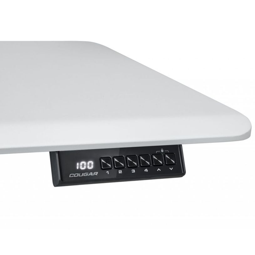 4710483774744-Cougar ROYAL MOSSA - Bureau gaming assis/debout - réglage électrique - L120 cm - blanc-P_405150791_5-4