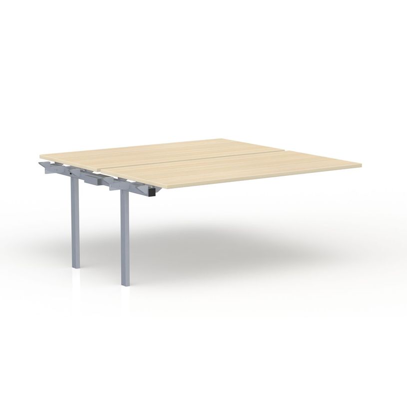 3617350005110-Bureau Bench CONECT - plan suivant - L160 x P165 cm - plateau imitation chêne clair - pie-P_405153731_1-0
