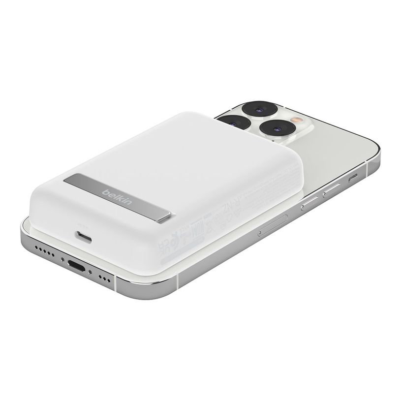 0745883841424-Belkin - Powerbank / batterie de secours rechargeable pour smartphone - 5000 mAh - blanc-P_405156901_4-3