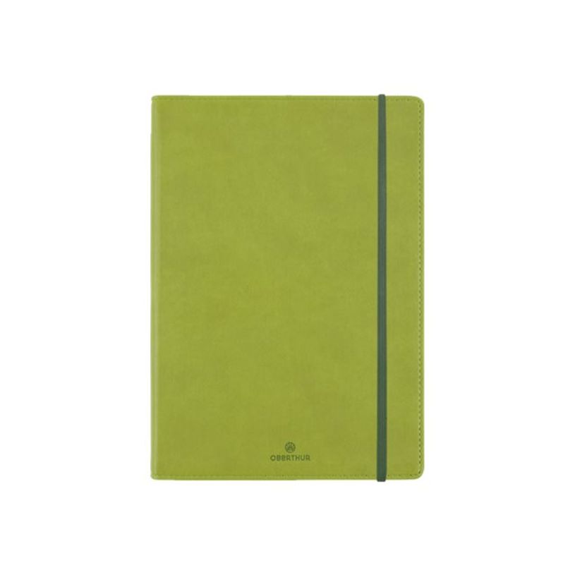3664447153148-Oberthur Balthazar - Carnet de notes souple A5 - ligné - 200 pages - kaki-P_405157014_3-0