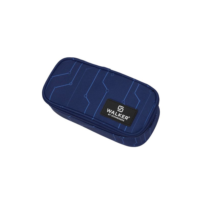 9002638234735-Trousse plumier Walker Campus Evo 2.0 - 1 compartiment - bleu foncé - Carpentras-P_405162450_1-0
