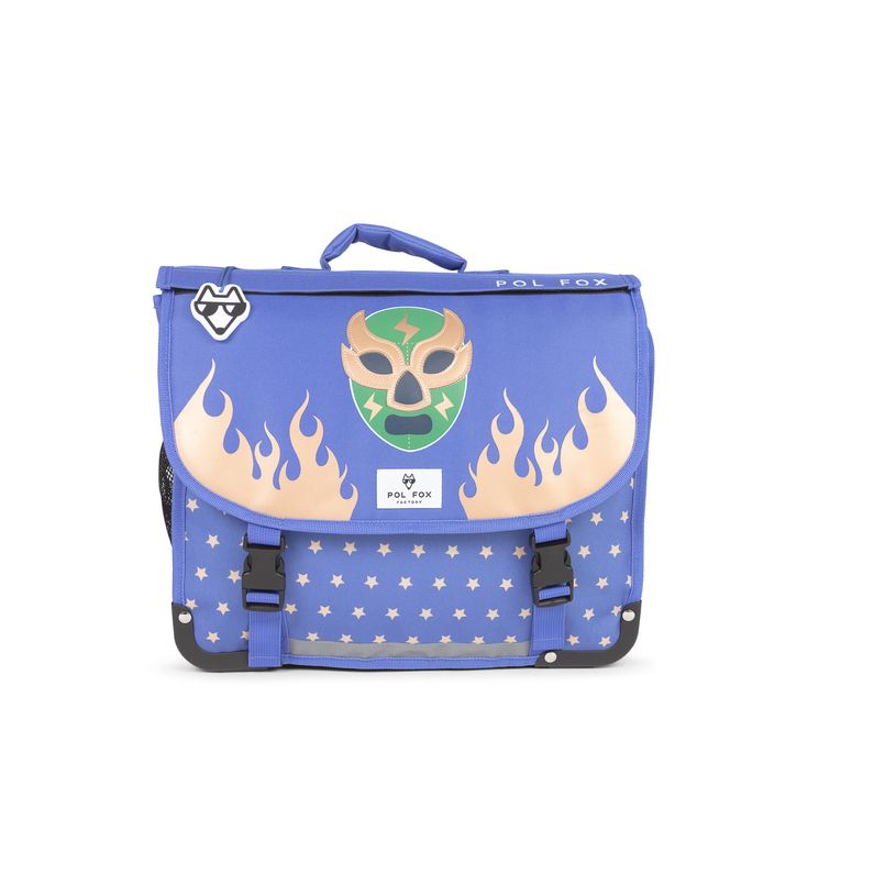 3663842008503-Cartable réversible Catch - 41 cm - 2 compartiments - bleu - Pol Fox-P_405164593_2-1