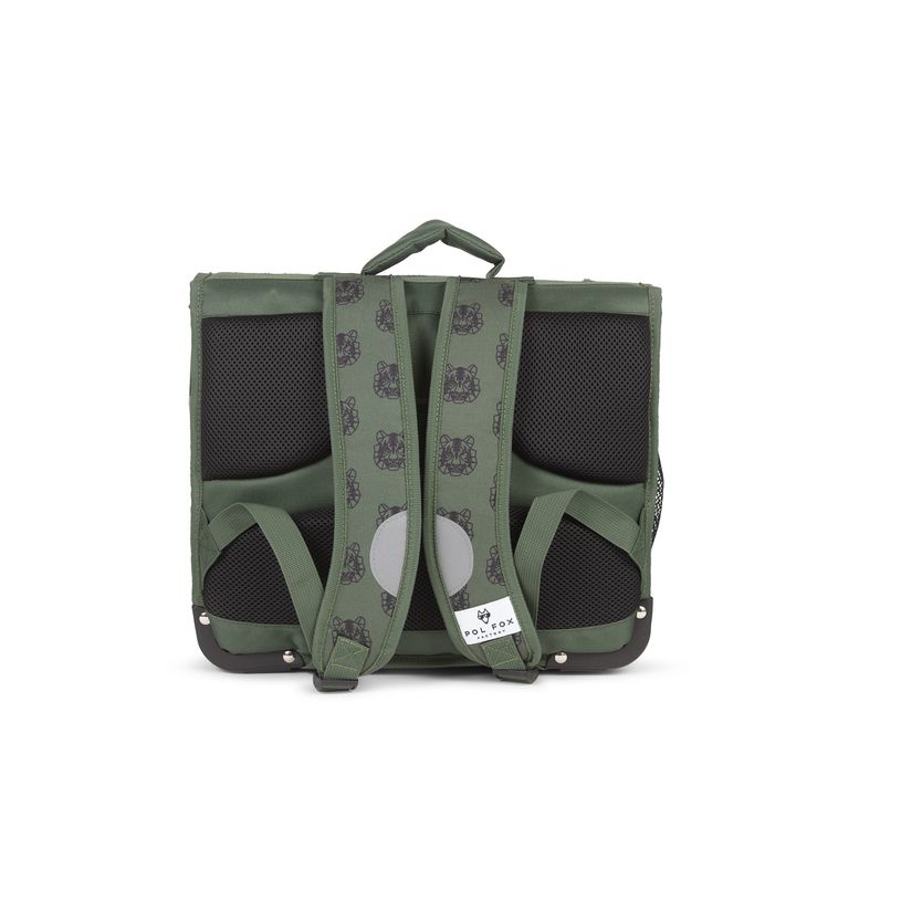 3663842008558-Cartable réversible Tiger - 41 cm - 2 compartiments - vert - Pol Fox-P_405164594_6-5