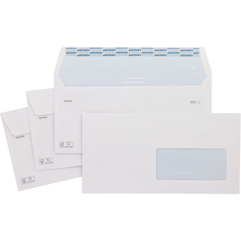 8413623081332-Unipapel - Enveloppe - 115 x 225 mm - portefeuille - côté ouvert - auto-adhésif (peler et sceller) - 1-P_405165192_2-1