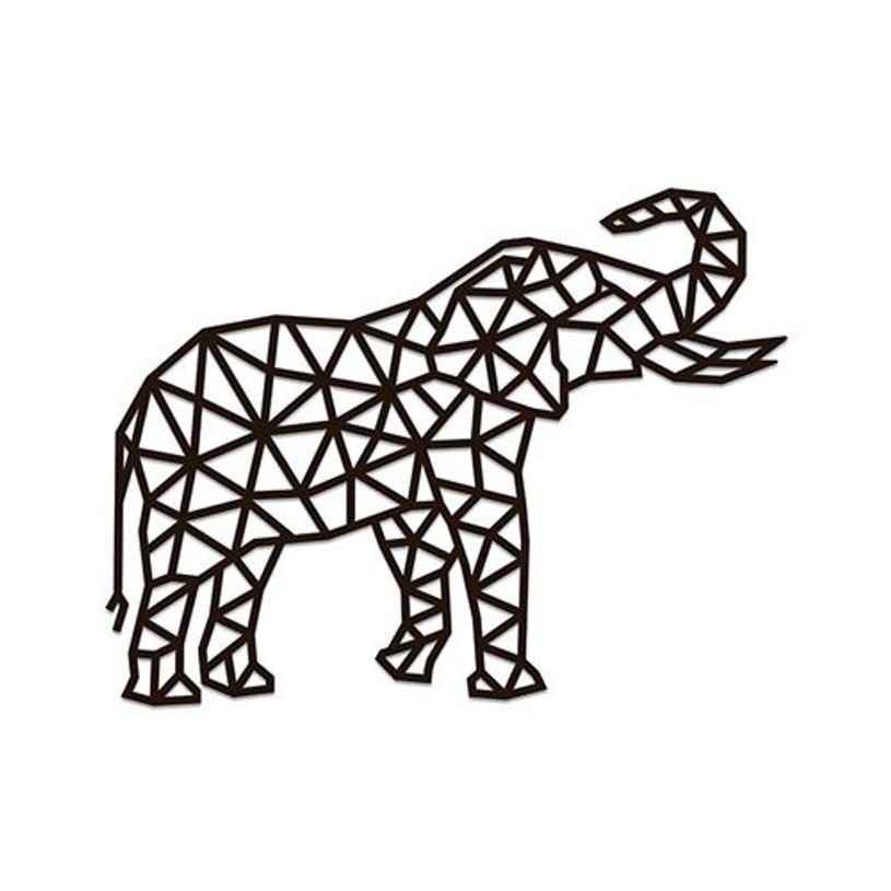 4815123000808-Puzzle murale en bois - éléphant - 733 x 555 x 7 mm-P_405167025_2-1