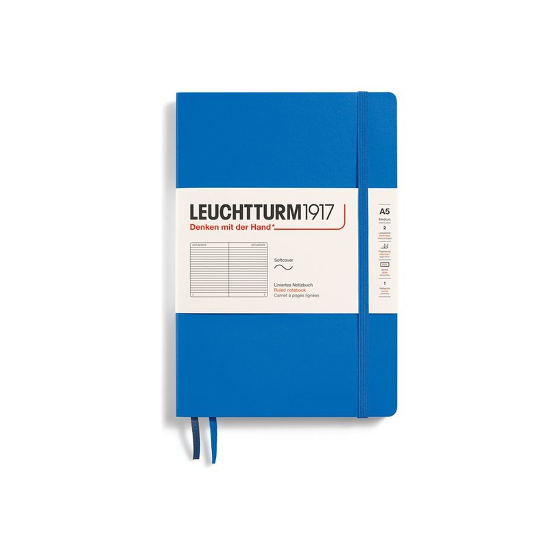 4004117644054-Leuchtturm1917 - Carnet de notes A5 (145 x 210 mm) - pointillés - 123 pages - sky-P_405181958_1-0