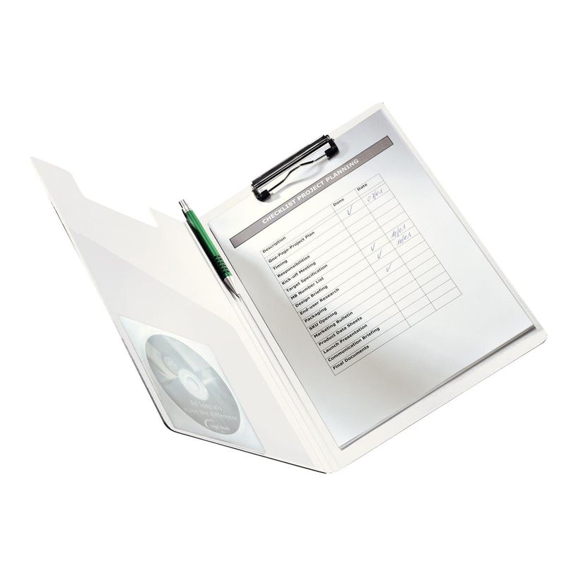 4002432106691-Leitz WOW - Porte blocs avec fermeture - A4 - capacité 75 feuilles - rose métallique-P_405182027_4-2