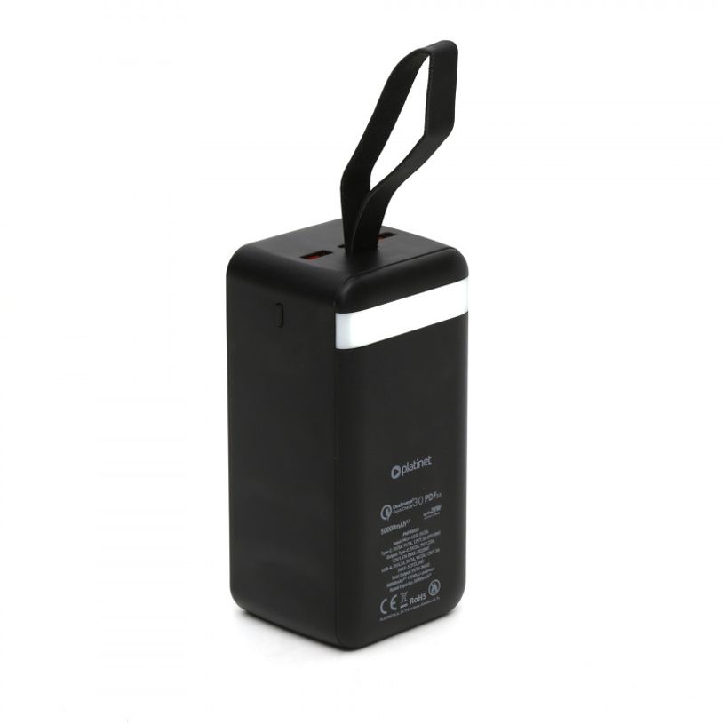 5907595458726-Platinet - batterie de secours usb-c + torche led - 50 000 mah - noire -P_405183346_3-2