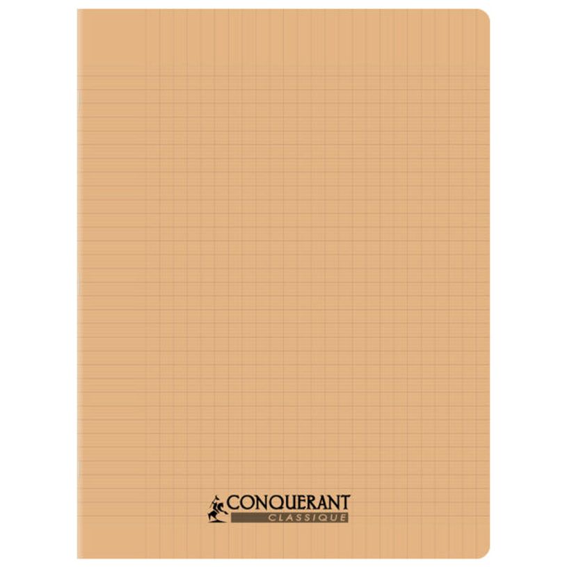 3020120225739-Conquérant Classique - Cahier polypro 24 x 32 cm - 96 pages - grands carreaux (Seyes) - a-P_405184466_1-0