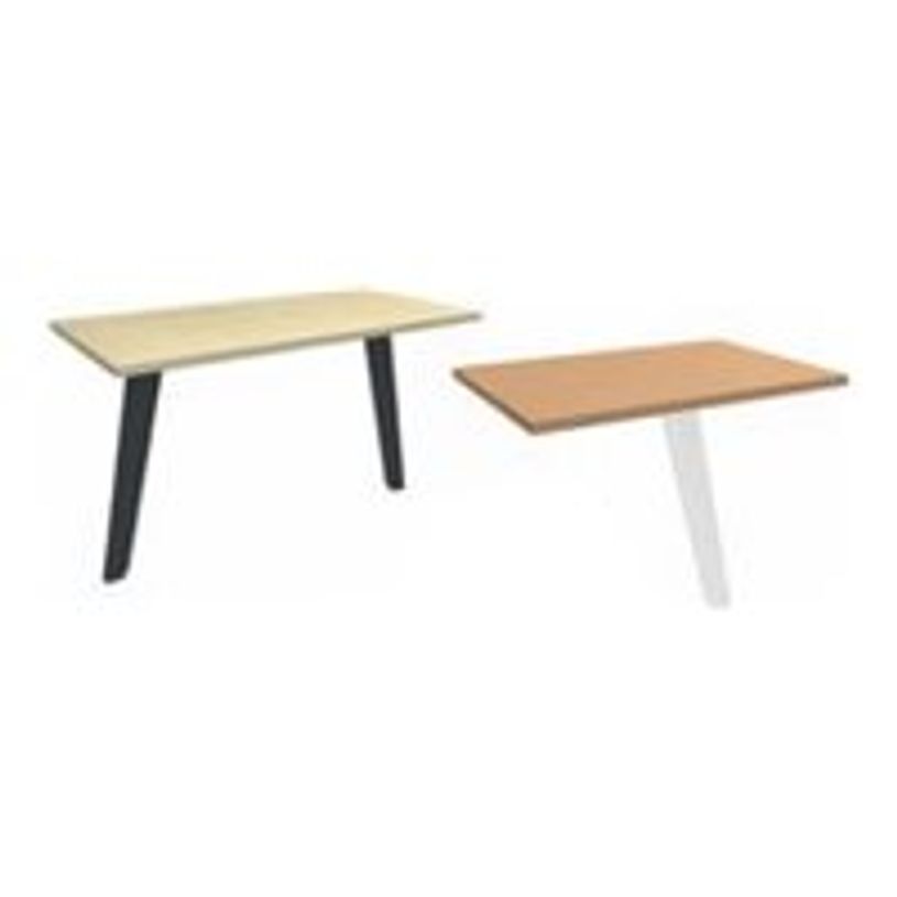 3253310357259-Retour direct pour bureau Steely - L80xP60 cm - plateau imitation érable - pieds carbone-P_405185134_1-0