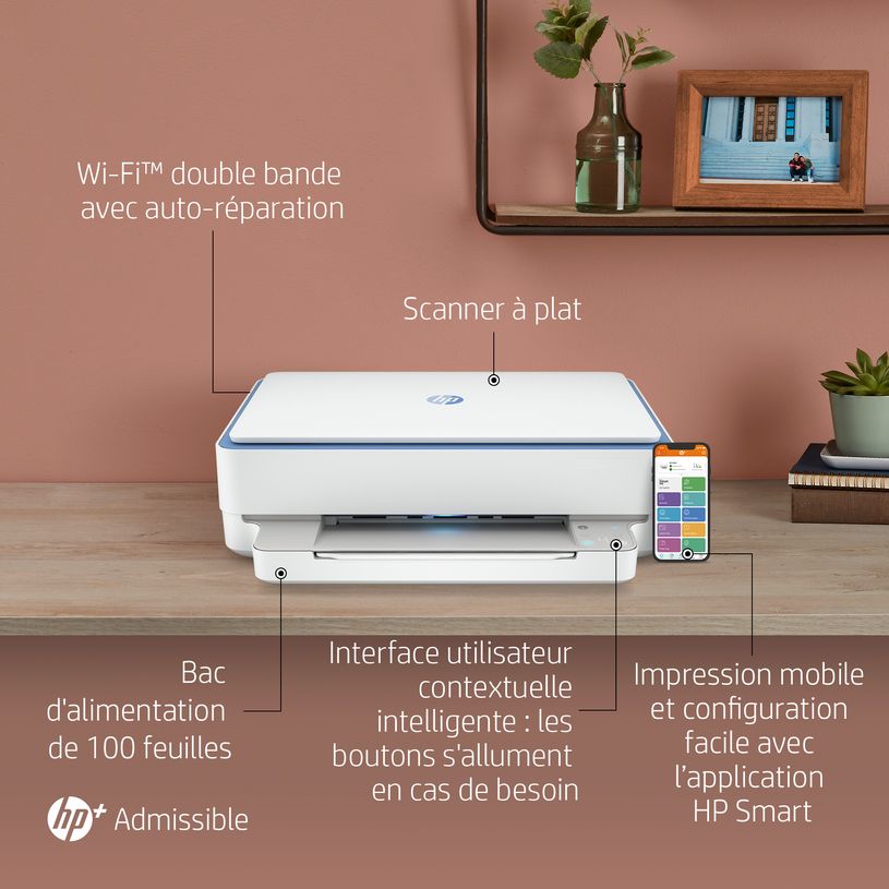 195161625435-HP ENVY 6010e All-in-One - Imprimante multifonctions - couleur - jet d'encre - 216 x 297 mm (original) - A4/Letter (support) - jusqu'à 8 ppm (copie) - jusqu'à 10 ppm (impression) - 100 feuilles - USB 2.0, Wi-F-P_405185496_4-3