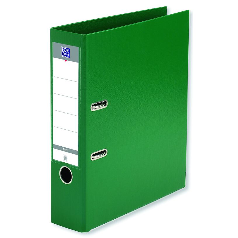 3020120146560-Oxford Smart Pro+ - classeur à levier - dos 80 mm - A4 - pour 570 feuilles - vert-P_405185773_1-0