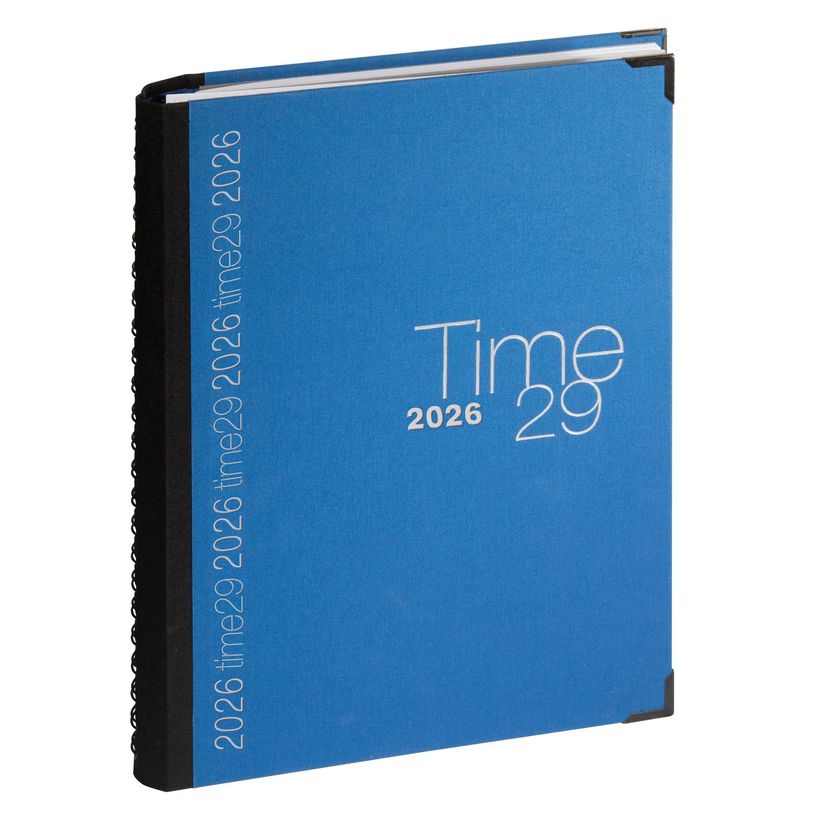 3660942046381-Exacompta Time 29W - Agenda  2025 - 1 jour par page - reliure à anneaux métalliques - bureau - A4 - t--0