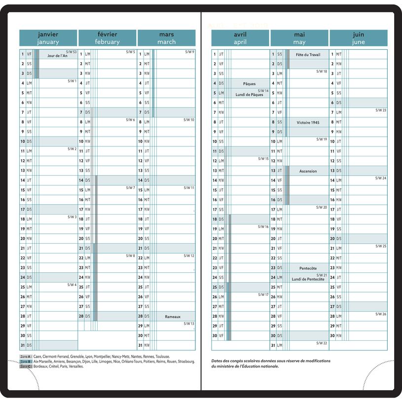 3660942086530-Agenda de poche Gwenaëlle Trolez EasyTime 17 - 1 semaine sur 2 pages - 9 x 17,5 cm - Pois-P_405186235_7-6