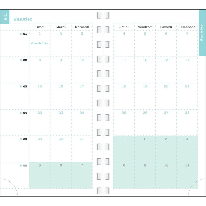 3660942085786-Exacompta Dodo & Cath Lady - Agenda 2025 - semainier - reliure à anneaux métalliques - 16 W-P_405186242_3-2