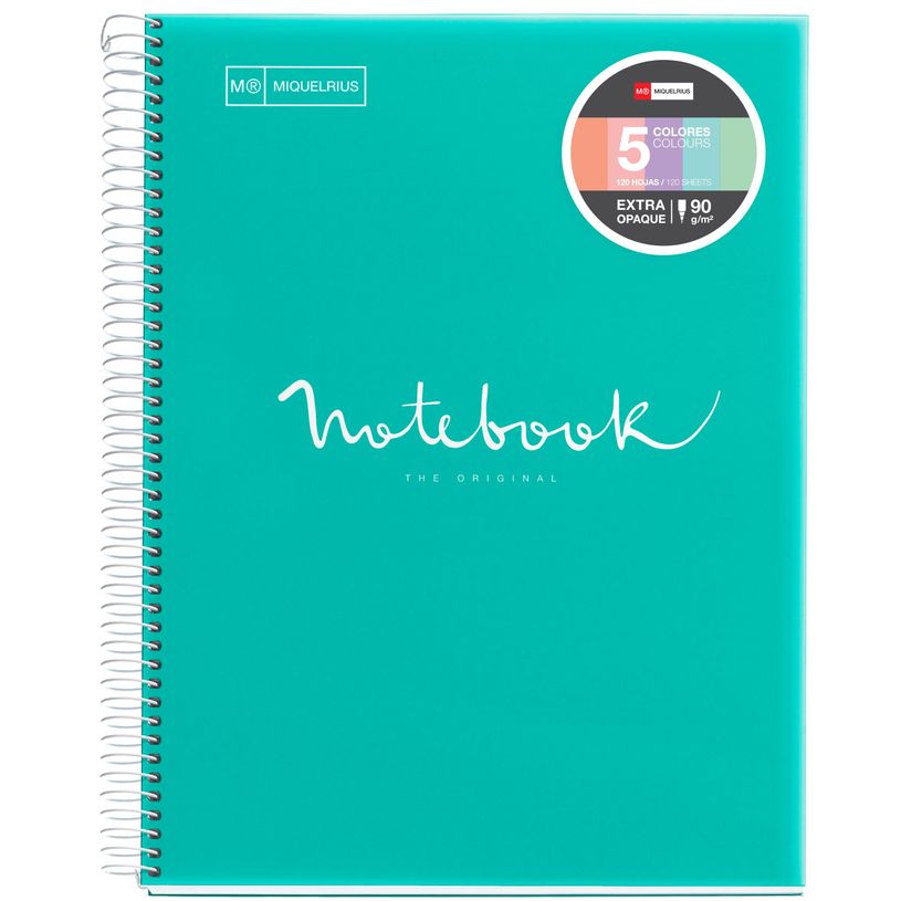 8422593485705-Notebook Emotions, couverture souple, A4 lignes horizontales 7 mm, 120 feuilles de 5 coule-P_405189274_1-0