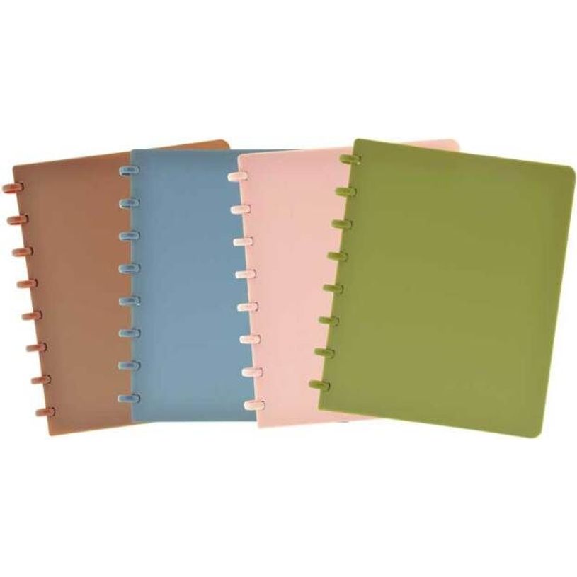 8717399409469-Danneels Summer Glow - Cahier A4 - petits carreaux (5x5 mm) - 144 pages - couleurs assortis--0