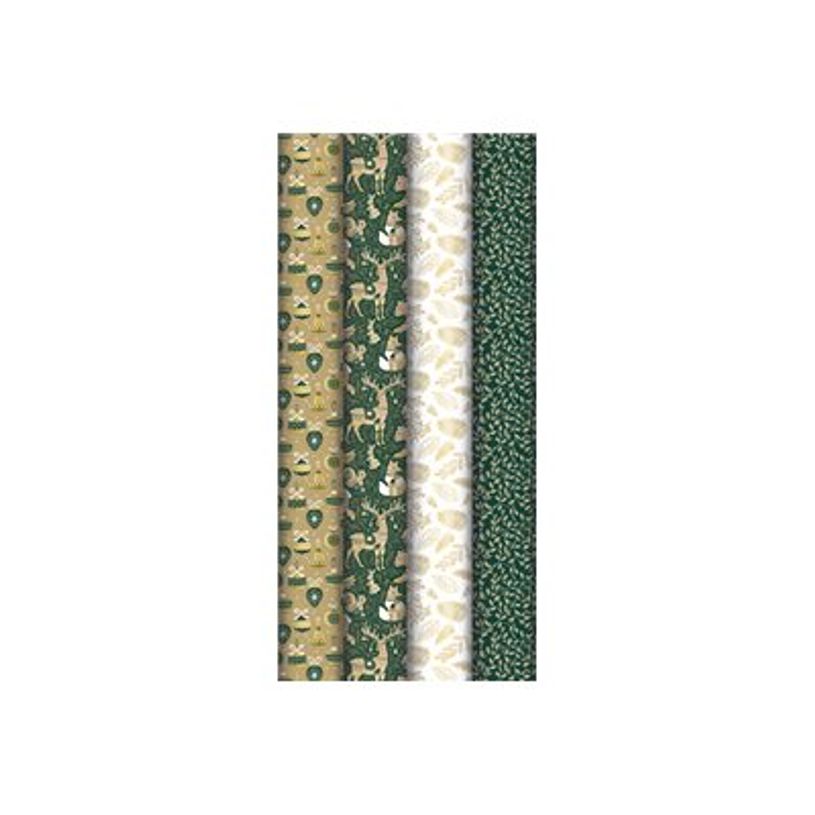 3329682239117-Clairefontaine Raw Kraft - Emballage cadeau - 70 cm x 5 m - 70 g/m² - forest - papier kra-P_405221749_1-0