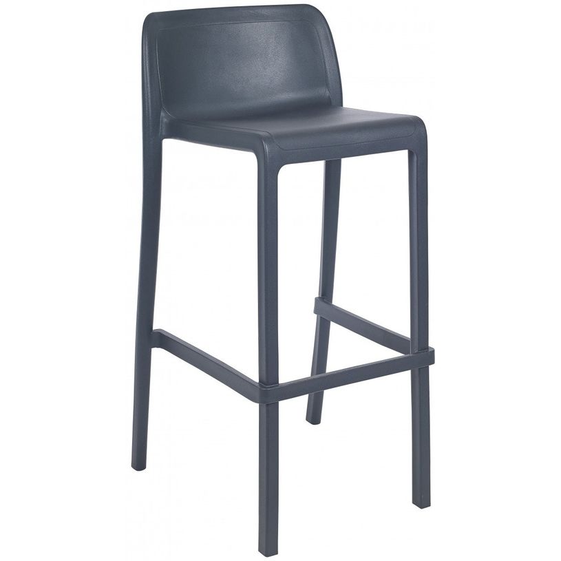 3701394607604-Tabouret snack empilable MINI ATTIC - Ezpeleta professionnel - Anthracite-P_405227950_1-0