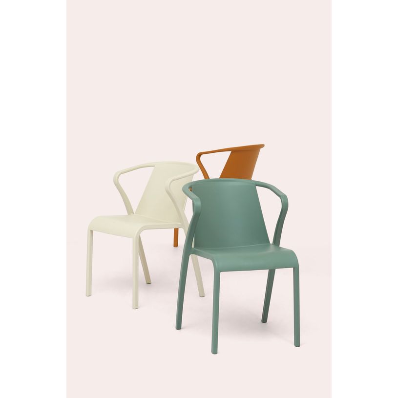 8414376928769-Fauteuil empilable FADO - Ezpeleta professionnel - Olive-P_405227954_4-3