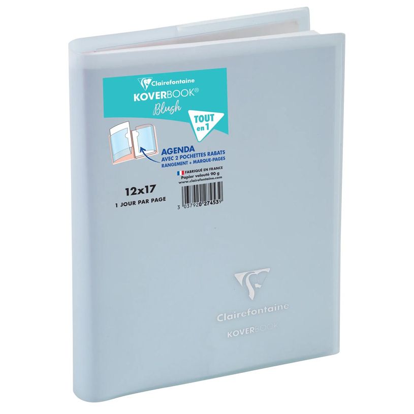 3037920274539-Agenda Koverbook Pastel - 1 jour par page - 12 x 17 cm - disponible dans différentes coul-P_405228023_3-2