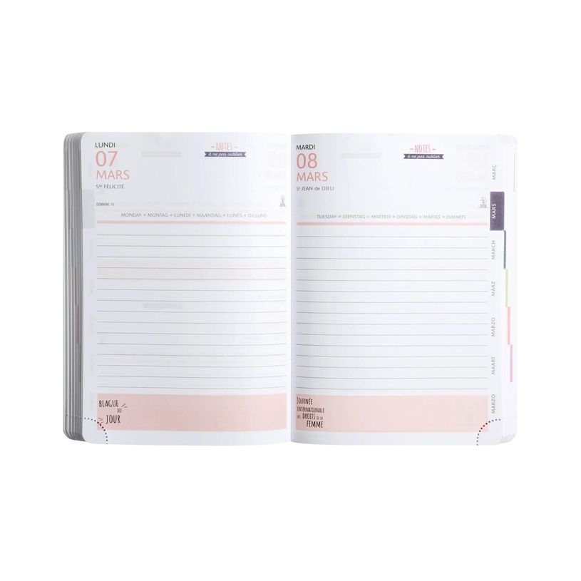 3037920274539-Agenda Koverbook Pastel - 1 jour par page - 12 x 17 cm - disponible dans différentes coul-P_405228023_7-6