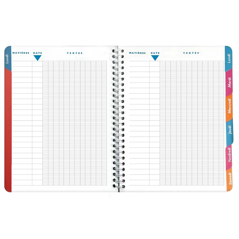 3660942087056-Cahier de textes à spirale Dragon Ball S - 17 x 22 cm - azur - Exacompta-P_405228030_2-1