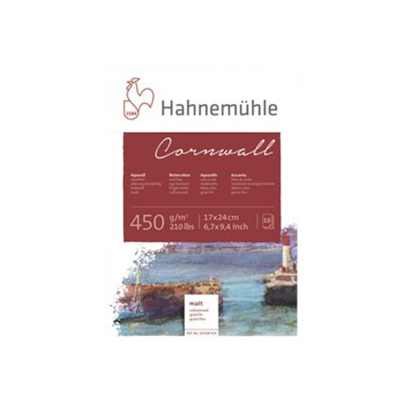 4011367284114-Hahnemühle Watercolour - Artist drawing pad - 300 x 400 mm - 10 feuilles - blanc brillant-P_405232091_1-0