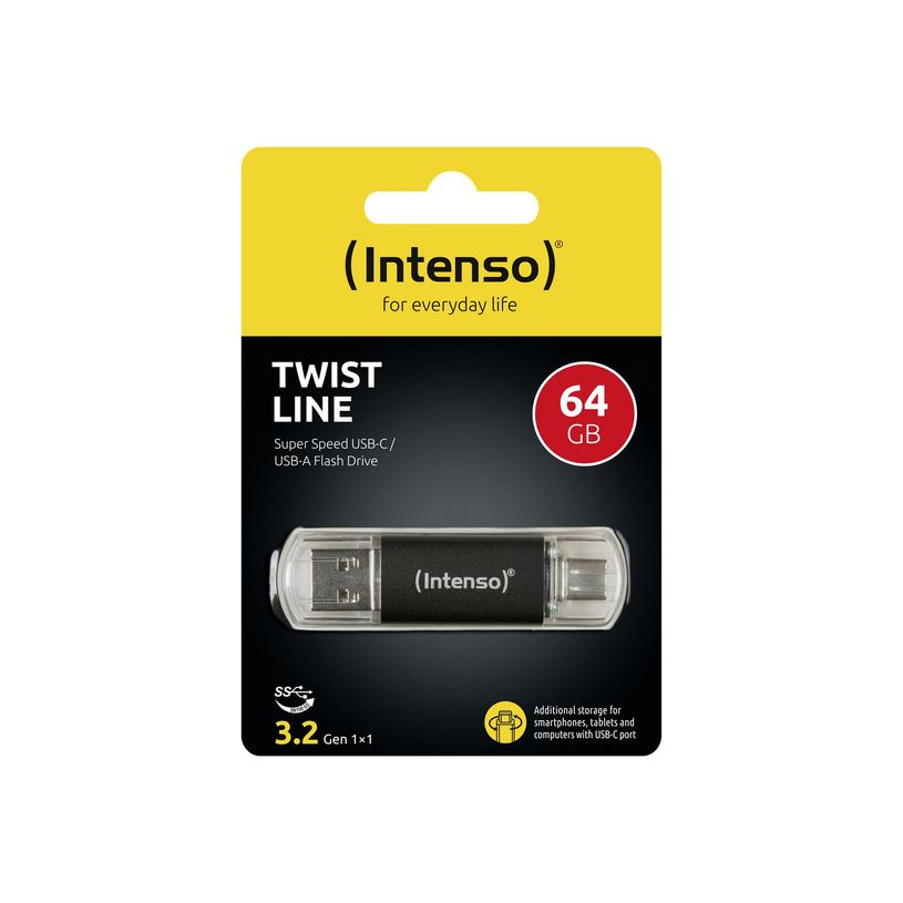 4034303031269-Intenso Twist Line - Clé USB 64 Go - USB 3.2 Gen 1 / USB-C - anthracite-P_405232629_6-5