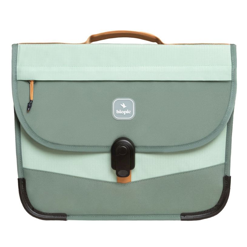 0404052342130-Biopic - Cartable scolaire - Léo - kaki--0
