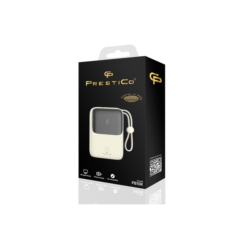 5904643048779-Prestico PB10K - Banque d'alimentation - 10000 mAh - 22.5 Watt - 3 A - PD - 4 connecteurs de sortie (2 x -P_405234696_1-3