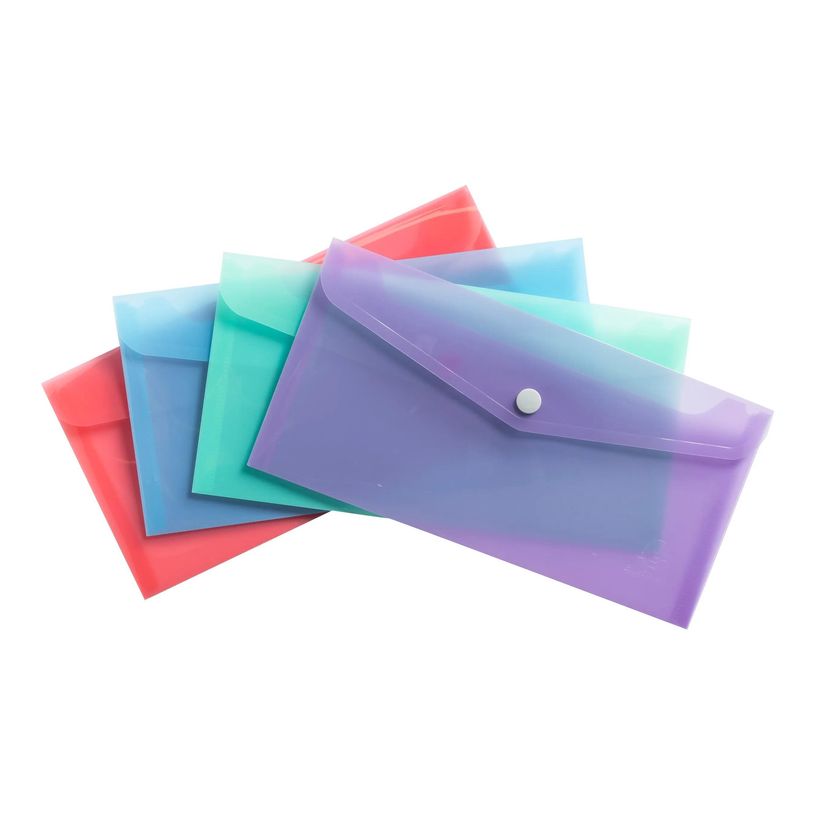 3130630354208-Exacompta Chromaline Pastel - Pochette - pour DL (210 x 99 mm) - capacité : 50 feuilles - dis-P_405242624_2-0