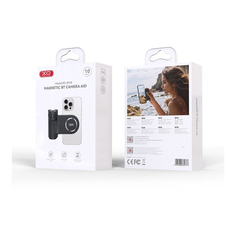 6920680860777-XO SS18 - Support pour téléphone portable - magnetic, Bluetooth - noir-P_405243008_1-2