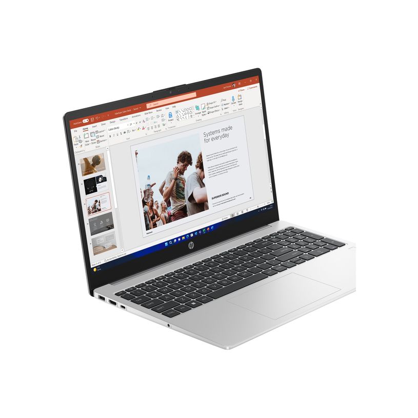 0198701865520-HP 250 G10 Notebook - Intel Core i3 - i3-1315U / jusqu'à 4.5 GHz - Win 11 Pro - UHD Graphics - 8 Go RAM - 256 Go SSD NVMe - 15.6" 1920 x 1080 (Full HD) - W-P_405243494_25-18