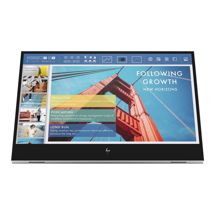 0195122635008-HP E14 G4 Portable - Écran LED - 14" - portable - 1920 x 1080 Full HD (1080p) @ 60 Hz - IPS - 400 cd/m² - 800:1 - 5 ms - 2xUSB-C - support en argent - pour HP EliteBook 745 G5, -P_405246677_7-5