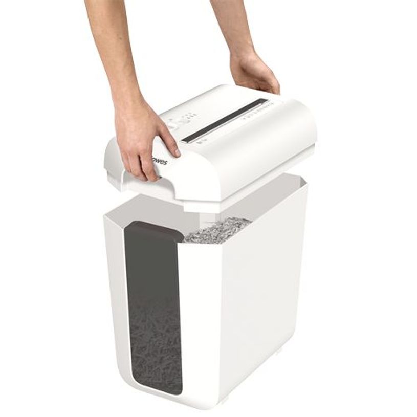 043859802593-Fellowes Powershred LX65 - Destructeur de documents coupe croisée - 10 feuilles - Corbeil-P_405248376_14-4