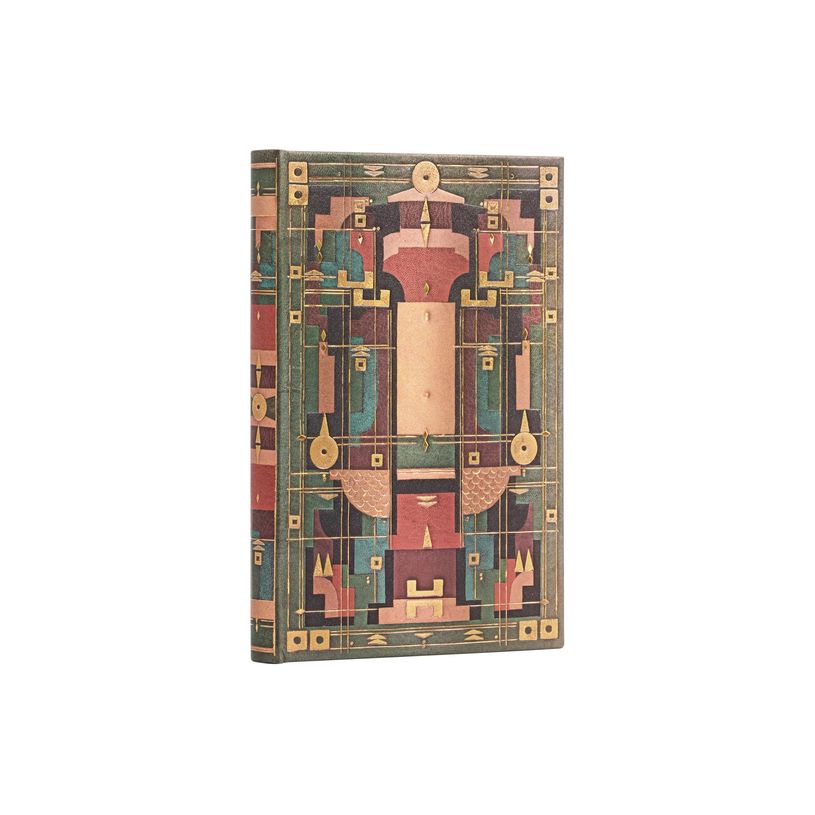 9781439793831-Paperblanks Sybil Pye Bindings - Journal - reliure piquée - mini - 90 x 140 mm - 88 feuilles / 176 pages - papier crème - lined --P_405248796_5-3