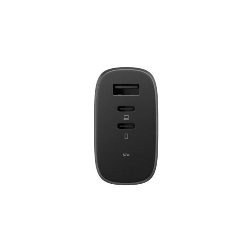 4895200480105-Native Union - Adaptateur secteur - GaN - 67 Watt - 3.35 A - PD, QC 3.0, Fast Charge - 3 connecteurs de sortie (2 x USB--P_405253417_3-2