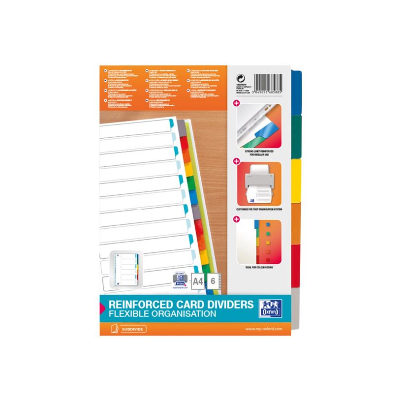 3045055685885-Oxford StrongLine - Intercalaire 6 positions - A4 - carte blanche-P_568588_1-0