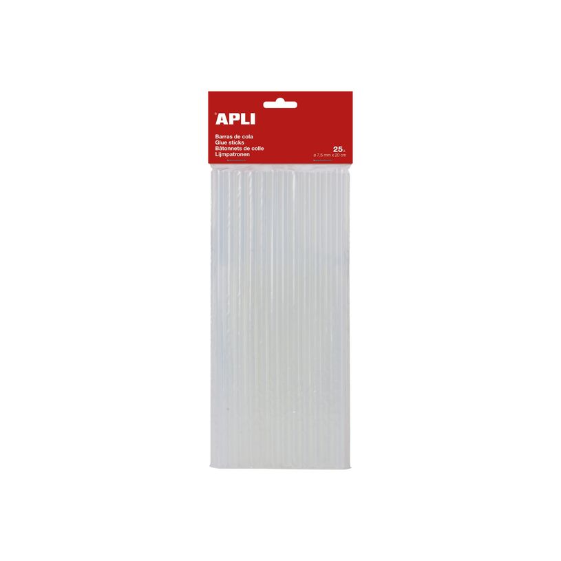 8410782170037-Apli Kids - 25 bâtons de colle thermofusible - 7.5 mm x 20 cm - transparent-P_615082_1-0