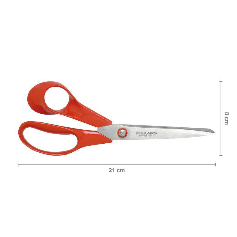 6411501985026-Ciseaux Classic universels Fiskars - gauchers - 21cm--1