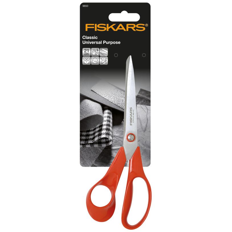 6411501985026-Ciseaux Classic universels Fiskars - gauchers - 21cm--2