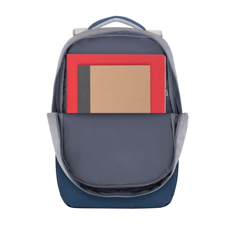 4260403578308-RIVACASE Prater - Sac à dos connecté pour ordinateur portable 17,3" - gris/bleu nuit-P_678843_8-7