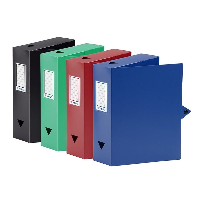 3135251143873-Viquel - Boîte de classement plastique - dos 80 mm - disponible dans différentes couleurs-P_79130313_1-0